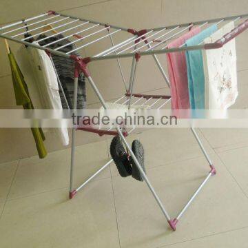 folding PP coated steel clothes dryer stand / clothes airer / CLOTHES DRYER RACK / home hanger/ laundry