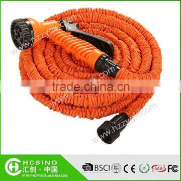 Top sell expandable plastic garden water hose with plastic swivel joint