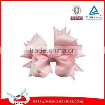 2015 Kids Boutique Hair Bow Baby Girls Cute Hair Bow With Clip
