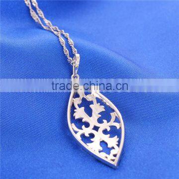 Fashion 925 Silver Flower Earring Pendant Jewelry Set E003 photo-2