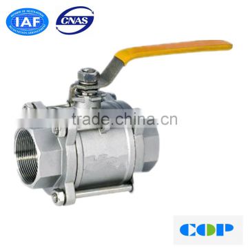 2 Piece Full Bore Ball Valve Stainless Steel