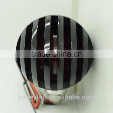 "OLD" SPARTO TAIL LIGHT black bullet LED bobber retro motorcycle tail light for harley bobber