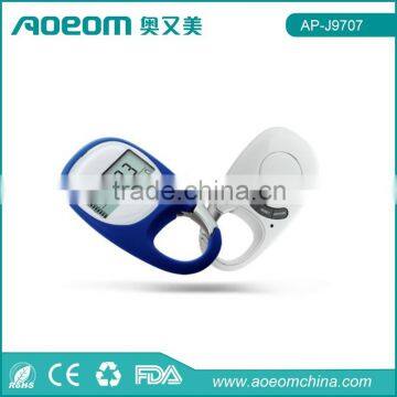Steps distance and calorie counting 3D g sensor pedometer manual