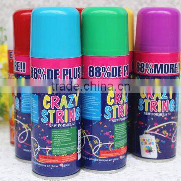 Colorful Party Spray color silly string