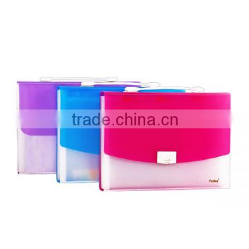 A4 13 Layers Transparent Color Expanding File/Expanding Bag