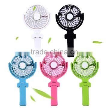 Mini Portable Fan Rechargeable Personal Handheld USB Desktop Fan Battery Operated / USB Powered Fan