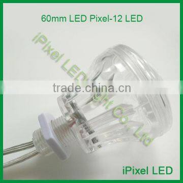 LED Amusement Pixel Light DC24V Rgb Led Christmas Lights,60mm 12 LED photo-2