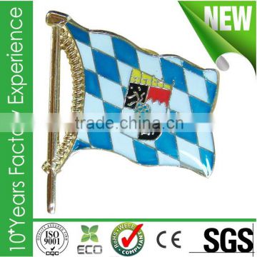 Wholesale custom metal flag metal pin badge