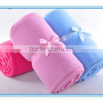 soild color polar fabric printing fleece blanket