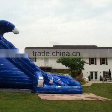 Tidal Wave Dual Lane Water Slide,Hot Sale Event Party Inflatable Gaint Water Slide photo-3