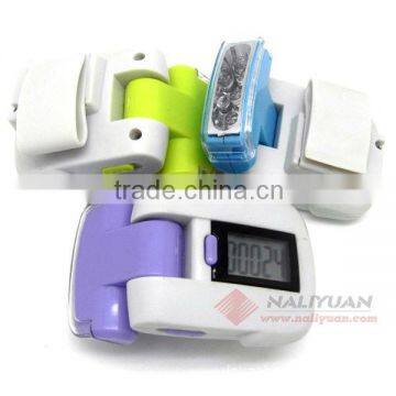 Digital Pedometer With Torch Arm Pedometer Rechargeable Pedometer