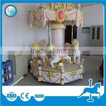 2016 Christmas Carousel Horse Equipment Kids Rides Amusement Park Mini Carousel Ride for Sale