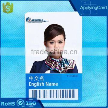 LF 125Khz T5577 photo id card ISO14443A smart card with logo printing