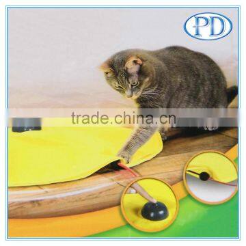 Cats Meow-Yellow Undercover Fabric Moving Mouse