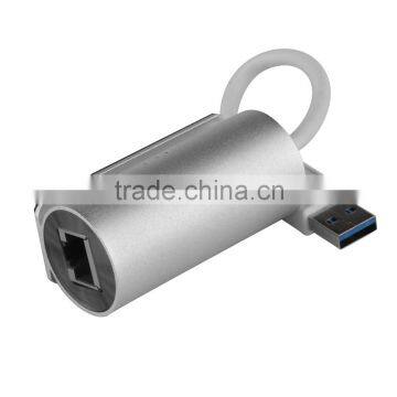 Aluminum USB 3.0 to RJ45 Gigabit Ethernet Card Adapter H065 photo-3