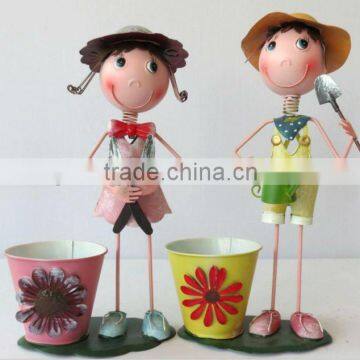 Handmade metal wedding wholesale dolls for decoration HK316