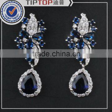 2015 new hot custom jewelry rhinestone drop earrings wholesale