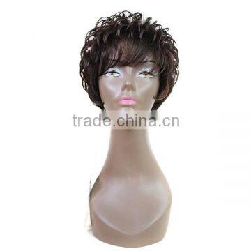 HOT SALE Newest Fashion short hair tape curl wig short culy ladies' wig