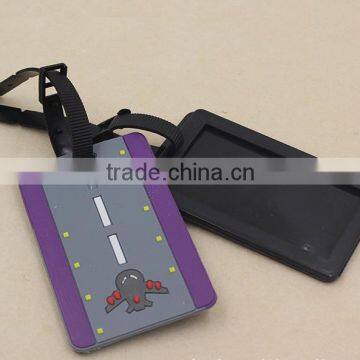 Nice PVC Luggage Tag Wholesale/ Hot Sell Fashion Baggage Tag,PVC Luggage Tag Baggage Tag, Fancy Soft Pvc Luggage Tags photo-3