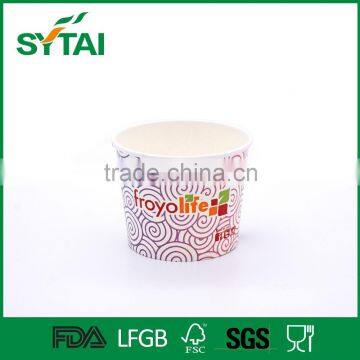 Colorful creative accept custom wholesale cheap paper 130ml ice cream cups