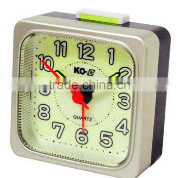 BB05901 Sliver Mini Gifts Table Alarm Clock With Cake Shape