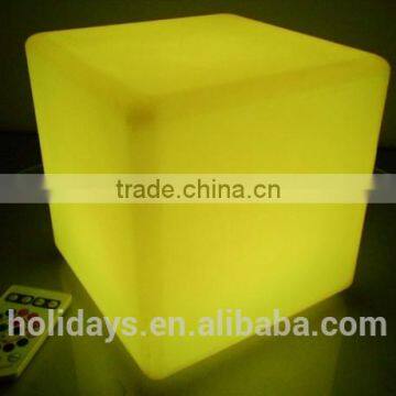 Color Change 3D Light up 40cm LED Cube Chairs /led Cube Stools photo-6