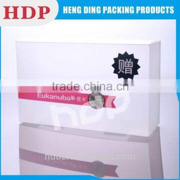 custom made printing logo frosted plastic box