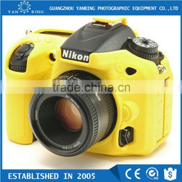 Custom design silicone rubber camera cover case for Nikon D7100 7200 with different colors