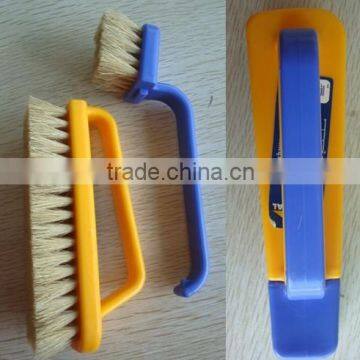 2 pieces a set horse hair shoe brush