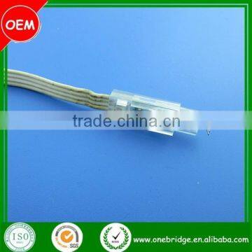 Professional pin led auto lamp steel cable connector wire harness