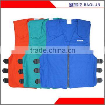 100%cotton flame-retardant gel ice cooling vest