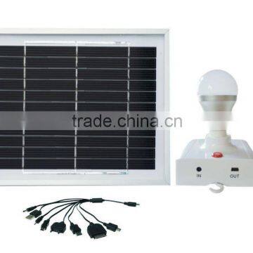 solar home light with solar panel and solar led light charged bu sunlight