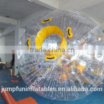 TPU/PVC 3meter Zorbing for sale,Inflatable roller ball for 2 persons Zorb human ball