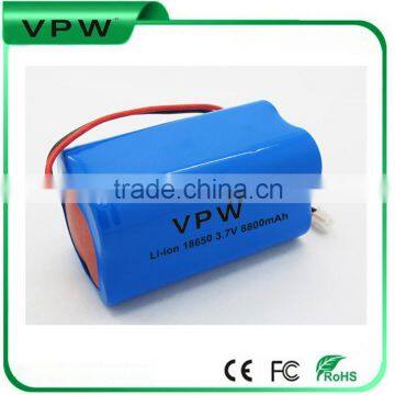 lithium ion battery pack 3.7v 8800mah as storage battery