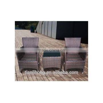 luxury 3-pieces rattan/wicker living room furniture set Outdoor furniture