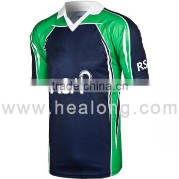 2014 sublimation new design cricket jerseys in T shirt cricket team jersey design