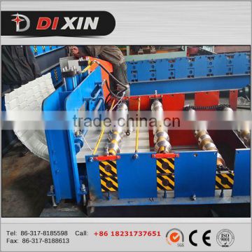 High quality hydraulic roofing sheet crimping machine/roofing curve machine