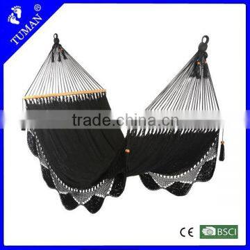 Mayan Style Handmade Fringed Outdoor Hammock Nets