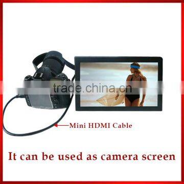 Metal Case lcd monitor lift with VGA DVI port portable lcd monitor 10 inch lcd display