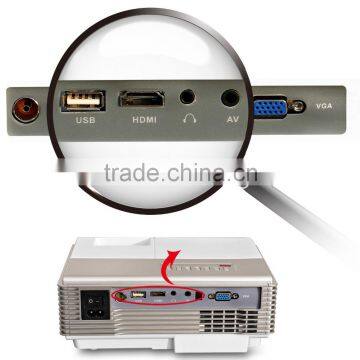 Low Price Mini Projector 1500 Lumens Full Color LED Home Cinema Projector photo-3