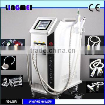 3in1 RF E light IPL SHR hair removal 1064 nm 532 nm nd yag laser