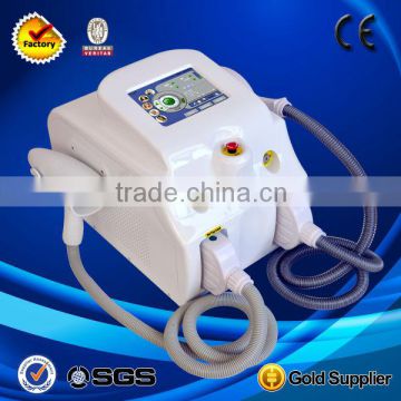 2016 new type aesthetic shr nd yag laser hair removal tattoo removal machine