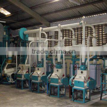 30T/D superior machine, super maize mill, pure white flour mill