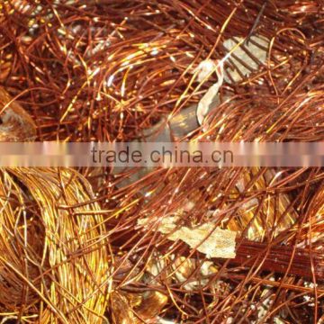 Millberry Copper wire scrap 99.99% /copper cathodes