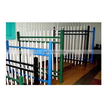 High quality and low price of power coated iron art garden fence