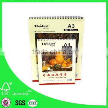 Wholesale artist canvas pad A4 280gsm