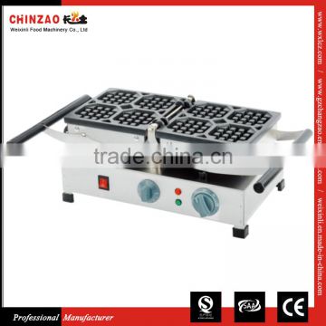 Commercial 4pieces Turn-over Square Electric Waffle Maker Machine