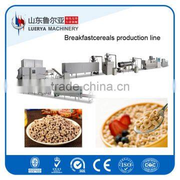 China factory supplier breakfastcereal corn flakes extruder processing line