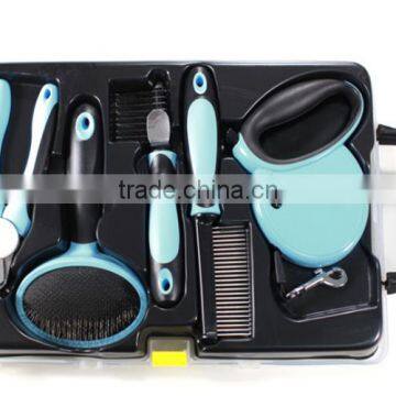 Perfect For Pet Grooming, Durable Stainless Steel, Provided With Dog Leash,Dog Brush,Dog Nail Cutter, Dog Shedding Comb