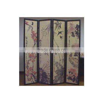 2016 WY-155 Hot sale beautiful living room bamboo folding screen